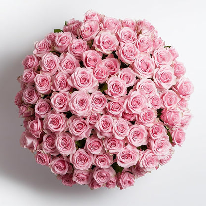 Premium Long-Lasting Pink Rose Bulk